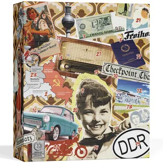Umbrella UMBRELLA® DDR Adventskalender 2025 [DDR KLASSIKER] – Adventskalender 2025 DDR Süßigkeiten – DDR Weihnachtskalender – Adventskalender Ost-Deutschland