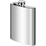 Intirilife Flachmann Edelstahl in Silber | Gr.: onesize