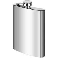 Intirilife Flachmann Edelstahl in Silber | Gr.: onesize