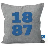 Hamburger SV Dekokissen 1887 blau Unisex 1 Stk.