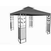 Spetebo Pavillon-Ersatzdach Ersatzdach mit Kaminabzug - anthrazit, (Stück, Ersatzdach), PVC Pavillondach wasserdicht schwarz