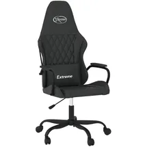 vidaXL Gaming-Stuhl mit Massagefunktion Kunstleder Schwarz