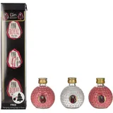 Pink Royal Dry Gin & Pink 47 London Dry Gin Christmas Baubles 42,3% Vol. 3x0,05l in Geschenkbox