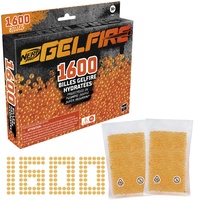 Nerf Pro Gelfire, Nachfüllpack, 1600 Gelfire-Kugeln, mit Feuchtigkeit versorgt, kompatibel mit Nerf Pro Gelfire Blasters