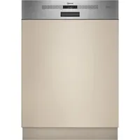 Neff N50 S145EBS04D Einbau-Geschirrspüler (teilintegrierbar, 598 mm breit, Edelstahl)