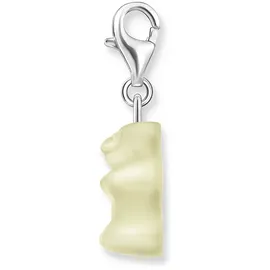 Thomas Sabo Charm Goldbär Weiß Silber 2187-017-14