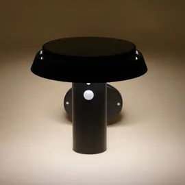 esotec Solar Sensor-Wandleuchte Sophia CCT außen wetterfest EDELSTAHL schwarz 102940 - Schwarz