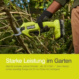 RYOBI Akku-Gartenschere RY18SCA-0 ohne Akku