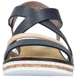 Rieker Riemchensandale Damen Blau 38