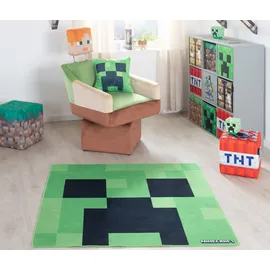 Minecraft Teppich »Creeper« - schwarz