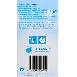 Teekanne Früchtetee Teebeutel 18 x 2,5 g