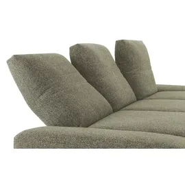 KOINOR Eckcouch Mikrofaser 3-Sitzer Grün