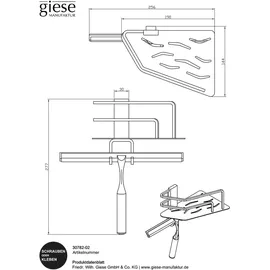 Giese Seaside Duschkorb 30782-02