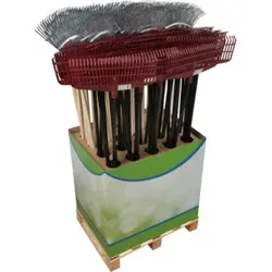 floraworld Laubbesen + Laub- u.Rasen besen FWDisplay
