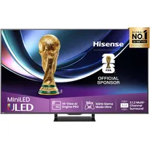 Hisense 75U7Q Pro Fernseher 75 Zoll, 4K Mini LED, Smart TV, Hi-View AI Engine Pro, 165Hz Game Mode Ultra, FreeSync Premium Pro, 2.1.2 ch. Surround Sound, Dolby Vision IQ Atmos, Sprachsteuerung [2025]