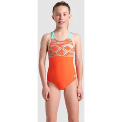 Badeanzug Mädchen arena Pastime - Calypso Coral-water - 116