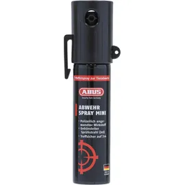 ABUS Pfefferspray SDS80 Mini zur Tierabwehr - Abwehrspray zur Selbstverteidigung gegen Tiere - mit Jet-Sprühstrahl für bis zu 3 m Reichweite - Verteidigungsspray für kleine Hand- und Jackentaschen