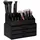 Relaxdays Make Up Organizer mit 3 Schubladen Schwarz