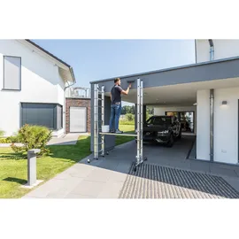 MUNK Aluminium-Mehrzweckleiter 3 x 9 Sprossen (11108)