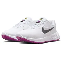 Nike Revolution 6 Next Nature Damen white/black/vivid sulfur/vivid purple 39