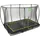 EXIT TOYS Silhouette Bodentrampolin 244 x 366 cm inkl. Sicherheitsnetz schwarz