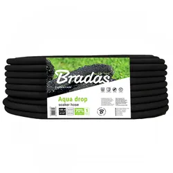 Perlschlauch Tropfschlauch Schwitzschlauch Bewässerungsschlauch AQUA-DROP 1/2" 100m Gartenschlauch Bradas 2595