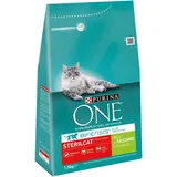 Purina One Bifensis Trockenfutter Katze Sterilcat reich in Truthahn und Weizen, 1,5 kg