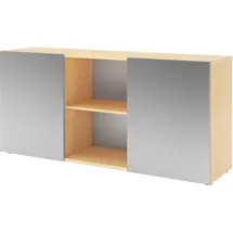 bümö Aktenschrank 160 x 74,8 x 42 weiß