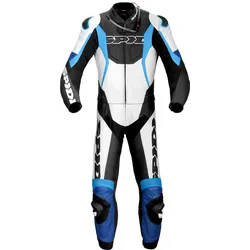 Spidi Sport Warrior Touring, Lederkombi 2tlg. - Weiß/Blau - 54