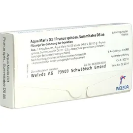 Weleda Aqua Maris D 3/Prunus spin.,Summit.D5 aa Ampullen