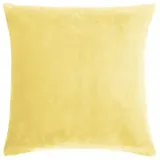 PAD - Smooth - Kissen, Zierkissen, Kissenhülle - Samtkissen - aus edlem Samt - 40 x 40 cm - Gelb