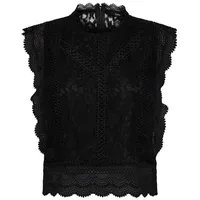 Only Onlkaro Blusentop Schwarz XS