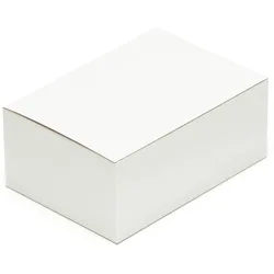 KK Verpackungen 60 Automatikboden Kartons 305 x 215 x 125 mm Blitzboden Kartons Versandkartons weiß