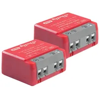 Shelly 1PM Mini Gen4 Relais - rot, 2er Pack