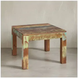 KADIMA DESIGN Rustikaler Couchtisch 60 x 60 x 47 cm Braun