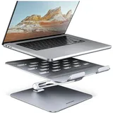 AXAGON STND-LQ Ständer für 10 bis 16 Zoll Laptops und Tablets - silber, (STND-LQ)