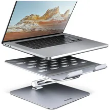 AXAGON STND-LQ Ständer für 10 bis 16 Zoll Laptops und Tablets - silber, (STND-LQ)