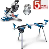 SCHEPPACH Kapp und Gehrungssäge HM254 Zugsäge Kappsäge 2.Sägeblatt Set mit UG200