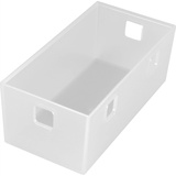 NINKA 5017.11 20909 weiß transluzent Banio Behälter 2-fach Aufbewahrungsbehälter Organizer 164x84mm Kunststoff