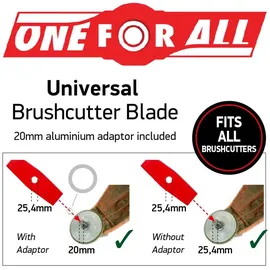 Oregon Universal Mulchmesser-Klinge 4 x 30 cm (295508-0)