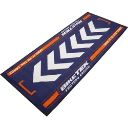 Motorradteppich Race Ready Orange Werkstatt Garagenmatte