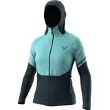 Dynafit Alpine Hybrid Damen Laufjacke-Türkis-L