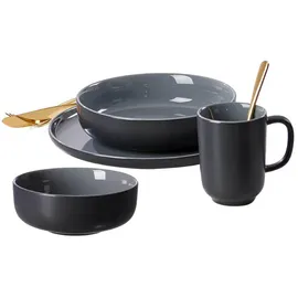Ritzenhoff & Breker Jasper Kaffeebecher 4er Set Schwarz