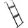 EXIT TOYS Trampolin Leiter Schwarz 0,40 m x 1 m