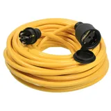 as - Schwabe AS Schwabe 60345 Strom Verlängerungskabel 16 A Gelb 10 m AT-N07V3V3-F 3G 2,5mm2