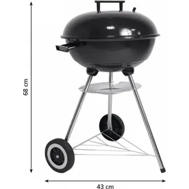 Landmann Kugelgrill Ø 37 cm schwarz