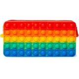 ThumbsUp! "Poppit Pencil Case" aus Silikon, Regenbogenfarben