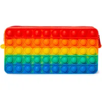 ThumbsUp! "Poppit Pencil Case" aus Silikon, Regenbogenfarben