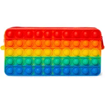 ThumbsUp! "Poppit Pencil Case" aus Silikon, Regenbogenfarben