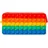 ThumbsUp! "Poppit Pencil Case" aus Silikon, Regenbogenfarben